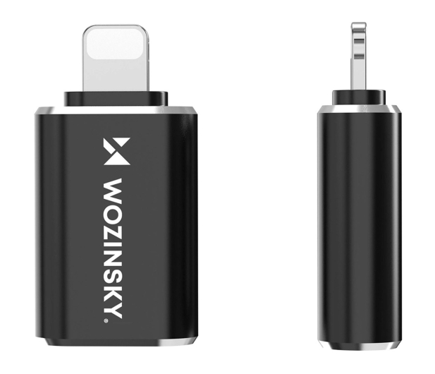 Wozinsky Adapter Lightning USB-A OTG czarny WALA-01 - 1487912 - zdjęcie 3